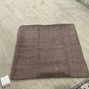 Pottery Barn Faye pillow cover mocha